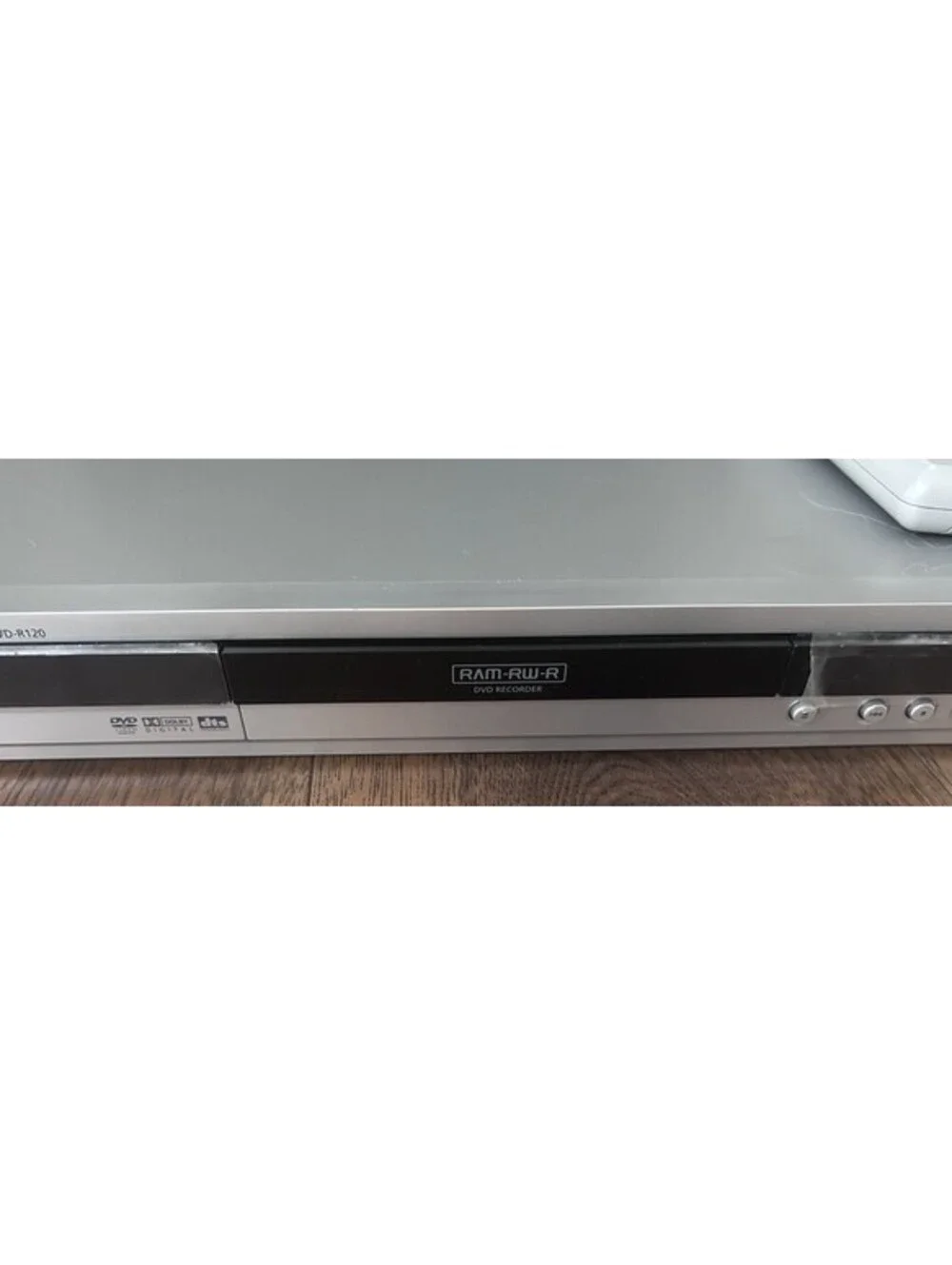 Samsung DVD-R120 DVD Recorder IOB With Manuals & Remote Powers On